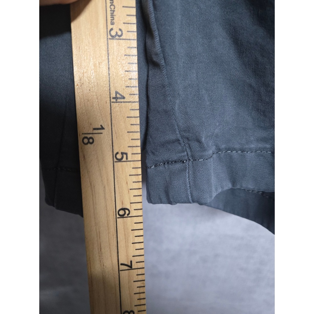 Chubbies Everywear Stretch Chino Shorts Mens 40 Dark Gray Charcoal Flat Front - Picture 4 of 8